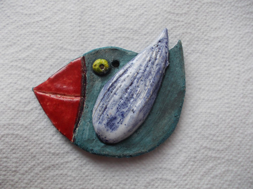 Ptáček keramický 1 — foto 1