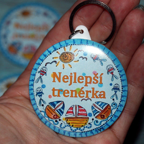 Originální zrcátko na klíče NOVINKA