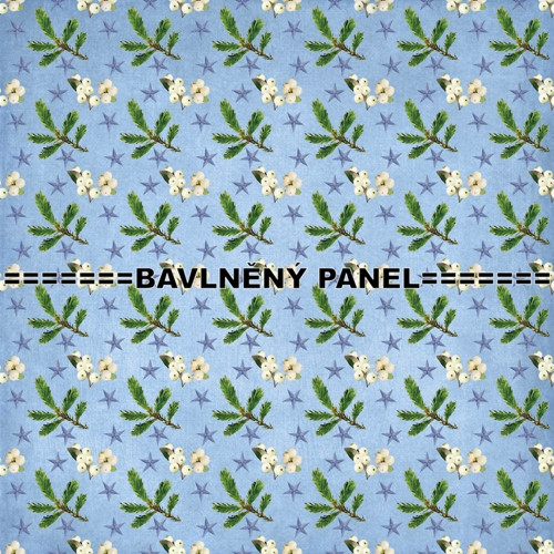 Bavlněná látka - panel 35 x 35 cm