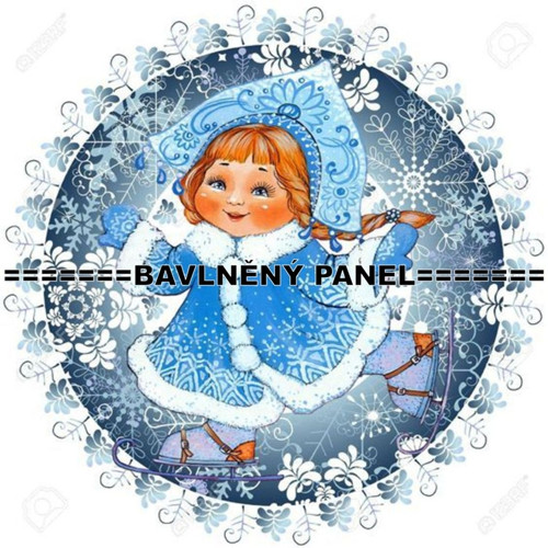 Bavlněná látka - panel 10 x 10 cm