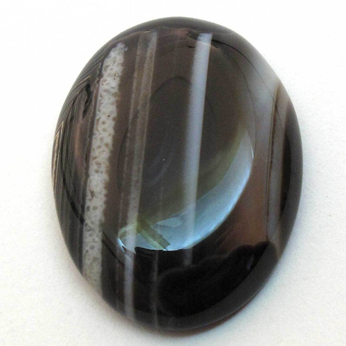 Kabošon onyx ovál 30mm — foto 1