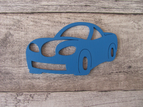 Dřevěné auto SPORŤÁK 9x15 cm