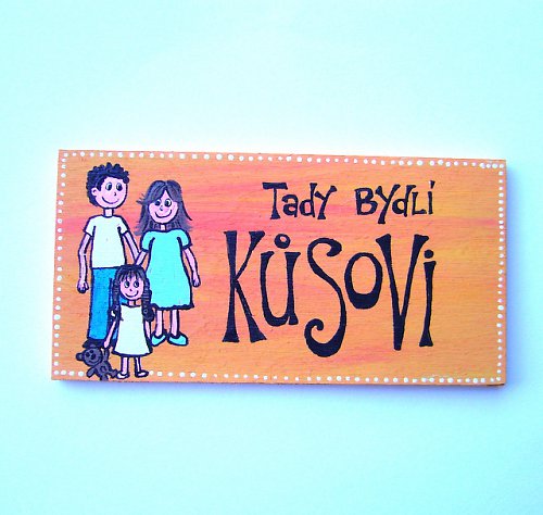 Sada 3 ks cedulek na dveře NA PŘÁNÍ — foto 1