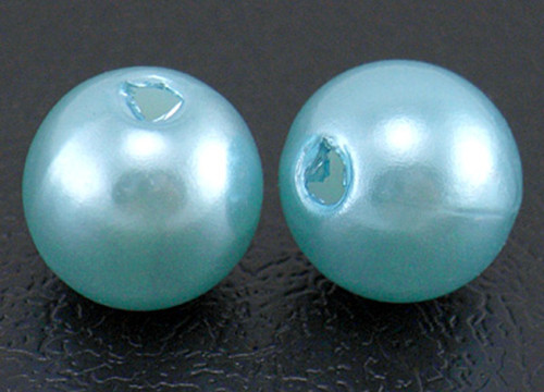 Korálky voskovky pr.5mm (10g) - cyan