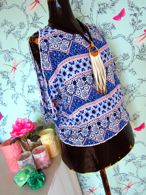 Top boho hippie — foto 1