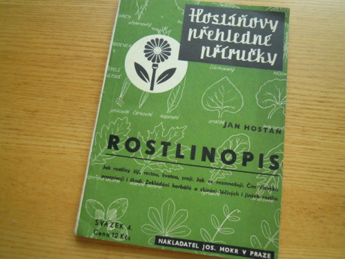 Hostáňovy přehledné příručky...ROSTLINOPIS 1946 — foto 1