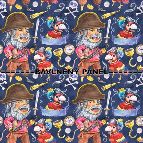 Bavlněná látka - panel 25 x 25 cm — foto 1