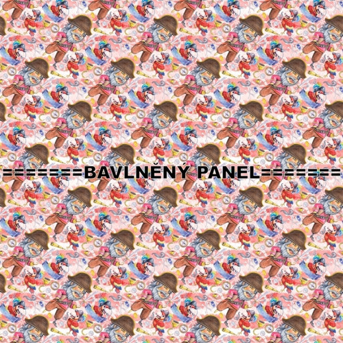 Bavlněná látka - panel 25 x 25 cm — foto 1