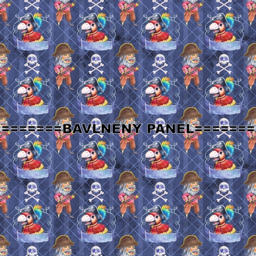 Bavlněná látka - panel 25 x 25 cm — foto 1