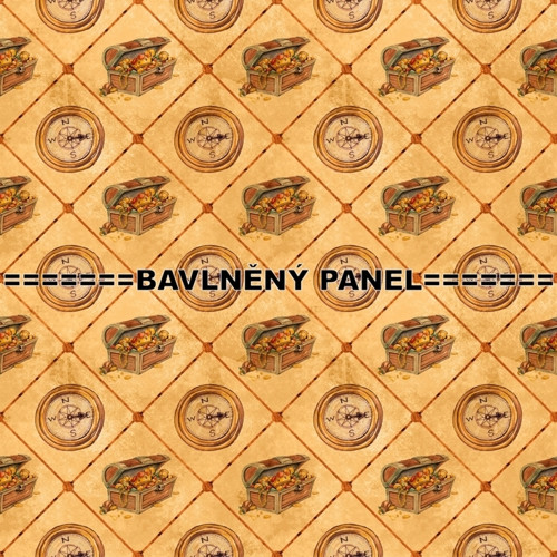 Bavlněná látka - panel 25 x 25 cm — foto 1