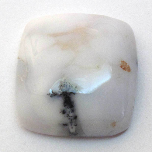 Kabošon dendritický opál obdélník 18mm