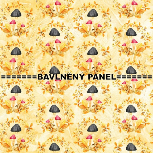 Bavlněná látka - panel 25 x 25 cm — foto 1