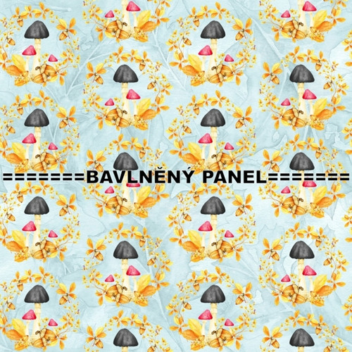 Bavlněná látka - panel 25 x 25 cm — foto 1