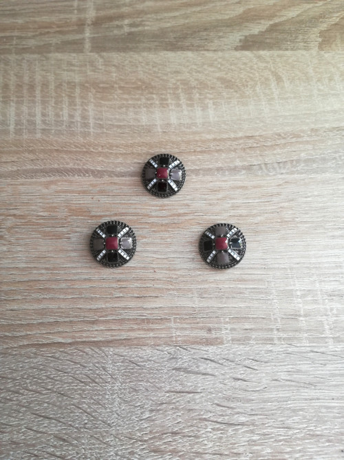 Kovový gombík v.26mm