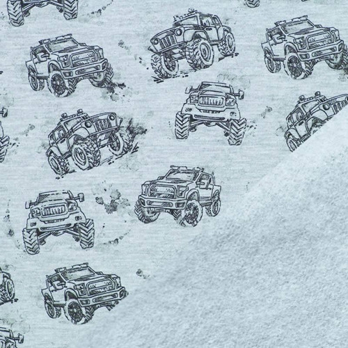 Teplákovina monster truck na sv.modré