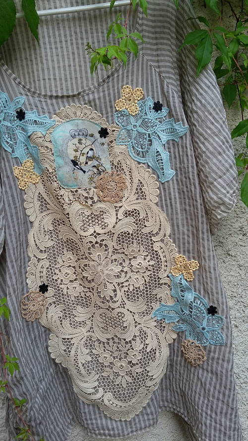 Vintage či boho styl, oversized tunika — foto 1