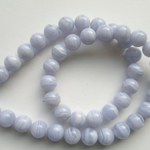 Chalcedon 1 korálky 10 mm, 1 kus