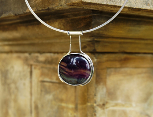 Nerezový náhrdelník .." Deep mirror " — foto 1
