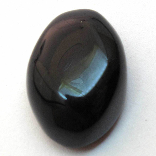 Kabošon černý onyx ovál 18mm