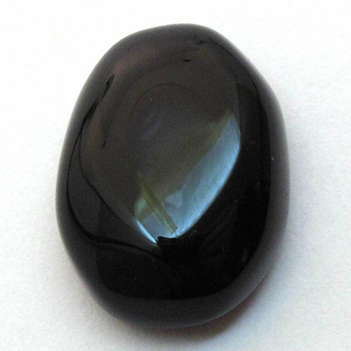 Kabošon černý onyx ovál 17mm