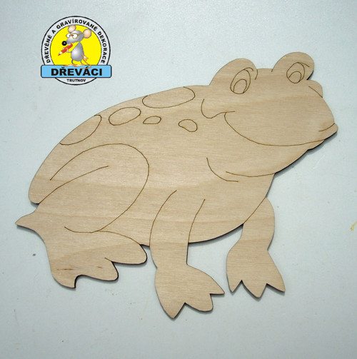 Výřez na kreativní dotvoření - ŽABKA KV0205 A
