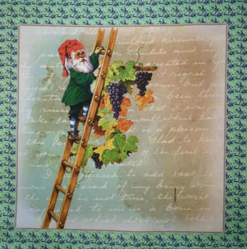 Bavlněná látka - panel 17 x 17 cm