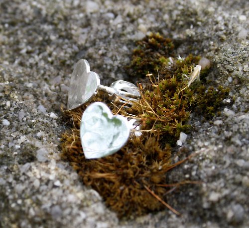 Stříbrné náušnice — foto 1