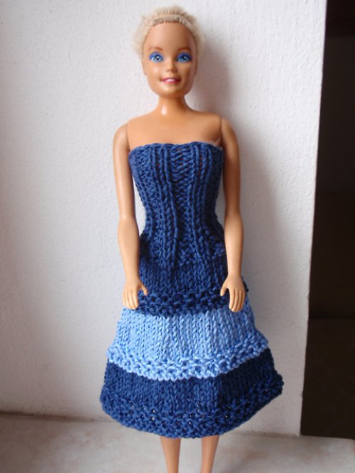 Barbie-modré šaty — foto 1