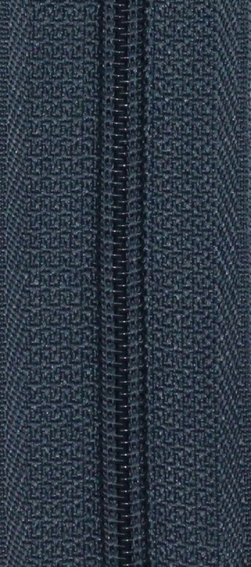 80cm - 5mm SPIRÁLA - DĚLITELNÝ zip - tm. šedá — foto 1