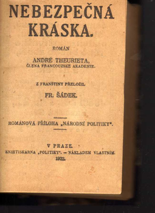 Nebezpečná kráska André Theuriet