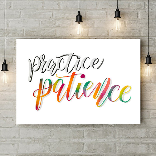 Practice Patience (A4)