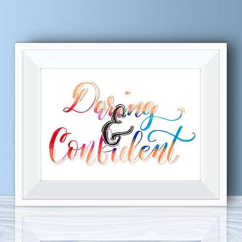 Daring and Confident (A4) — foto 1