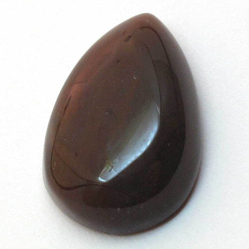 Kabošon medový dendritický achát kapka 26mm