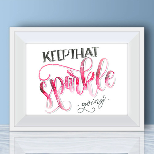 Keep That Sparkle Going (A4)