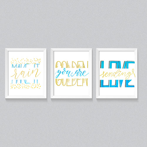 Golden Love (3 x A6)