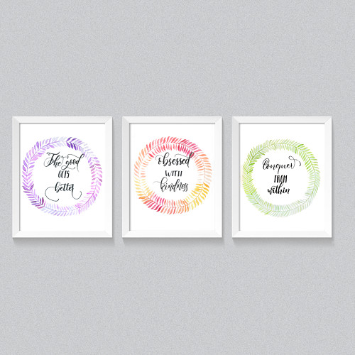 Wreaths (3 x A5)