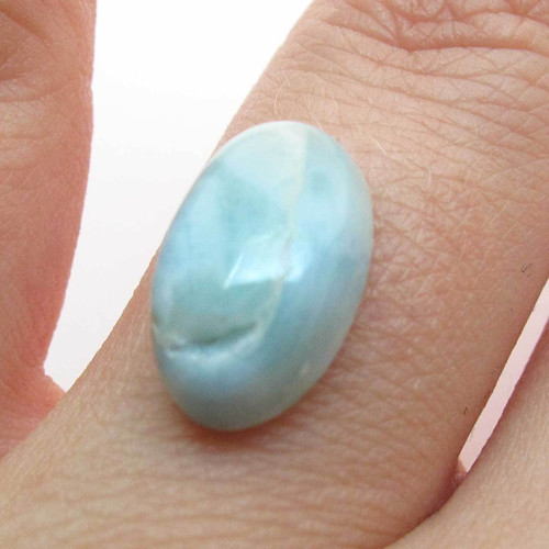 Kabošon larimar ovál 14,3mm — foto 1