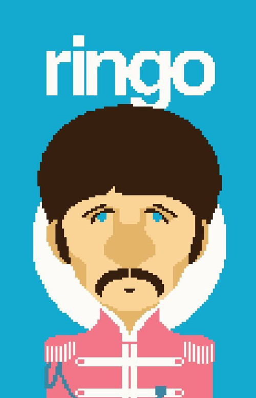 Předloha na vyšívání - BEATLES: Ringo — foto 1