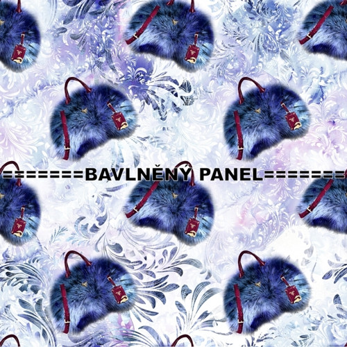 Bavlněná látka - panel 25 x 25 cm — foto 1
