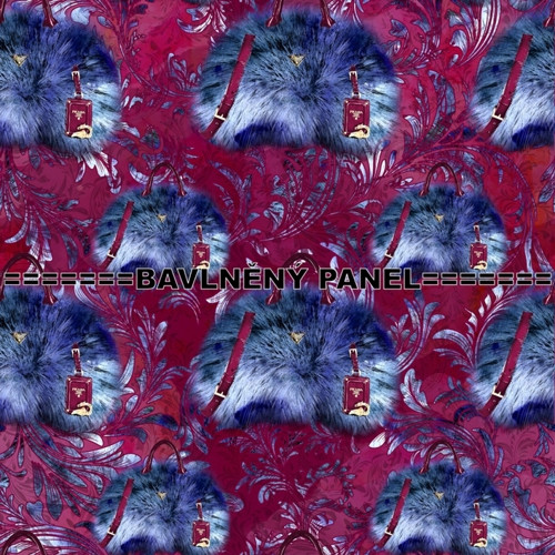 Bavlněná látka - panel 25 x 25 cm — foto 1