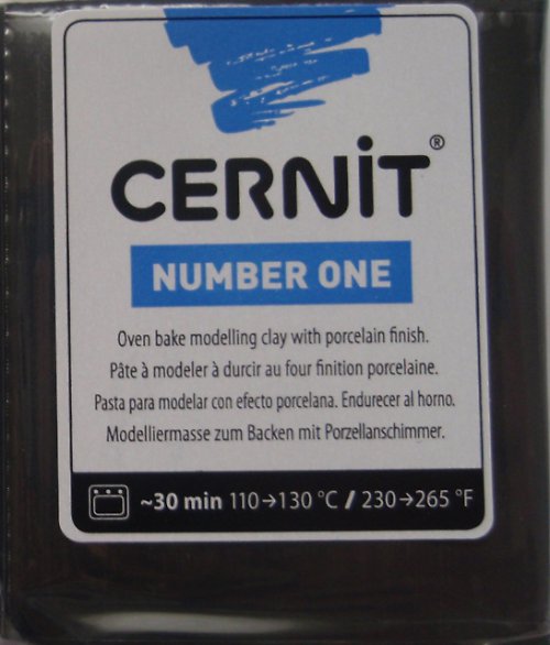 Cernit Number one 250g- 100 černá — foto 1
