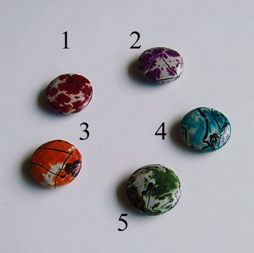 Kolečko DALMATÝN / zelenýč.5 / 20x7mm/ 4ks — foto 1