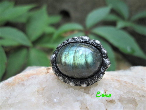 Prsten ,, Mystery " s labradoritem — foto 1