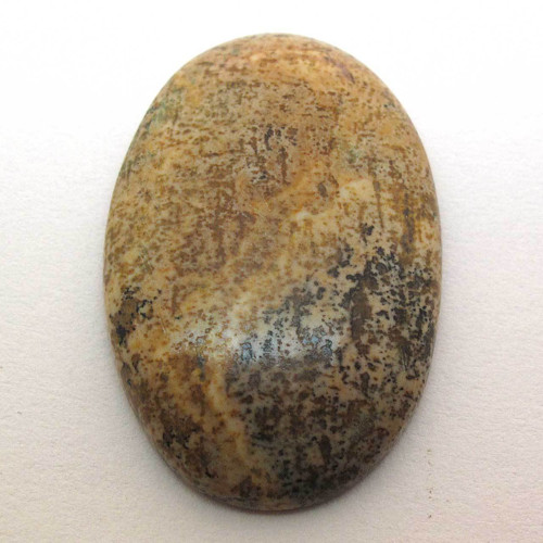 Kabošony obrázkový jaspis ovál 31mm