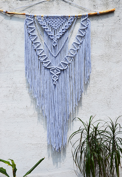 Macramé Light Grey Xxl