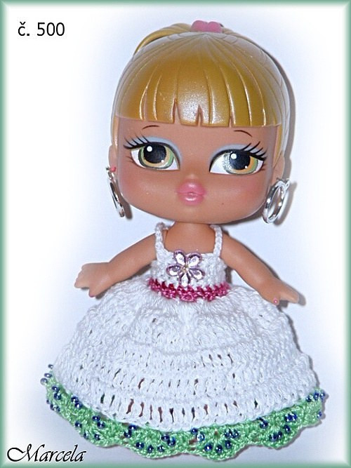 Šaty na panenky bratz babyz