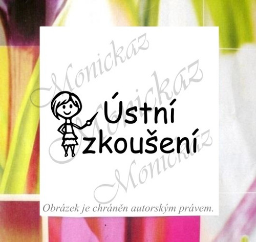 Ústní zkoušení 65 a). Razítko. — foto 1