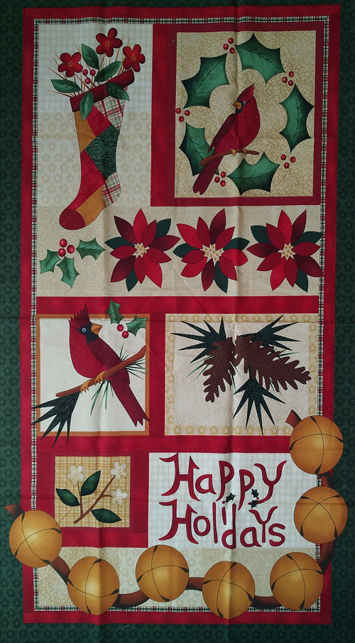 Vánoční panel 60 x 110 cm RJR, Happy Holidays