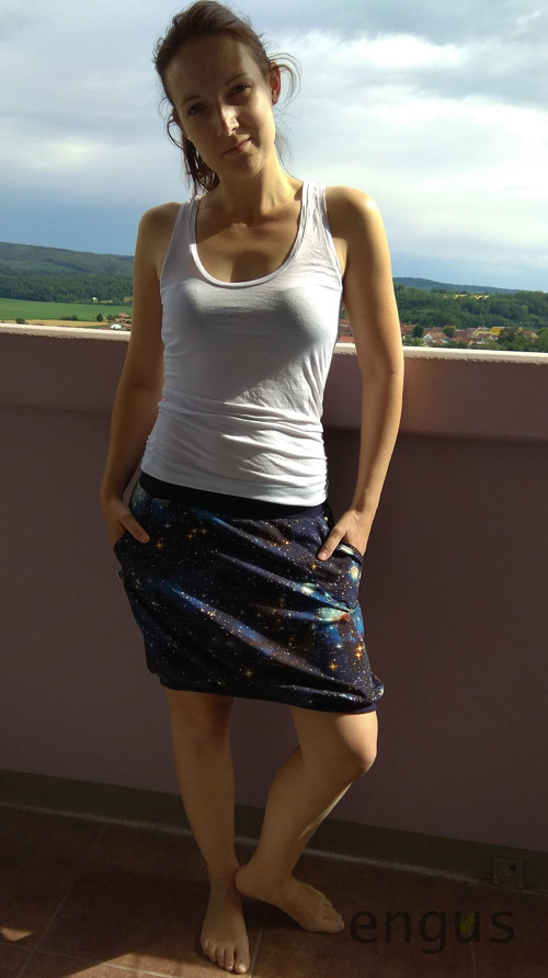 Dámská sukně - galaxie — foto 1