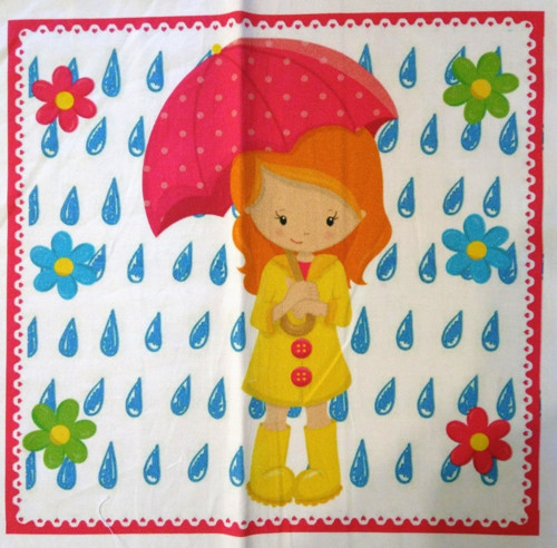 Bavlněná látka - panel 29 x 29 cm